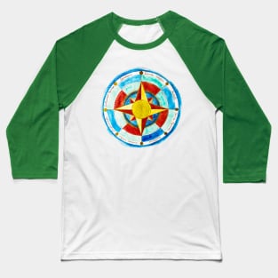 Pagan Seasons Mandala Watercolor Baseball T-Shirt